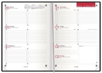 Oxford A5 Kalender Textura 2021 WeekToView horizontal, 64 Blatt