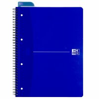 Oxford Collegeblock A4 Essentials 70 Blatt liniert original blue 5St