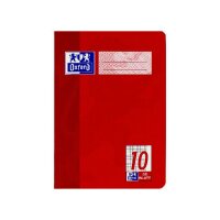 Oxford Schulheft A5 Classic 32 Blatt Lineatur 10 rot 10St