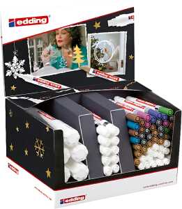 Edding Kreidemarker 4085-4090-4095 XMAS 68er-Display sort