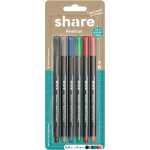 share Fineliner Strichstärke 0,4 mm 6er-Set