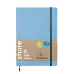share Notizbuch A5 96 Blatt punktkariert 80 g/qm hellblau