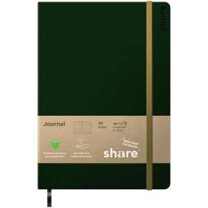 share Notizbuch A5 96 Blatt punktkariert 80 g/qm grün