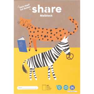 share Malblock A4 100 Blatt weiß 80 g/qm