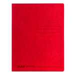 Einschlagmappe Colorspan-Karton rot, 3 Klappen, für DIN A4