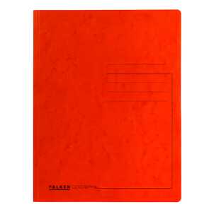 Einschlagmappe Colorspan-Karton orange, 3 Klappen, für DIN A4