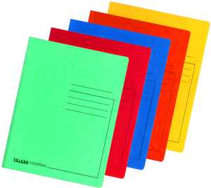 Einschlagmappe Colorspan-Karton farb.sort. 3 Klappen, 10er Poly