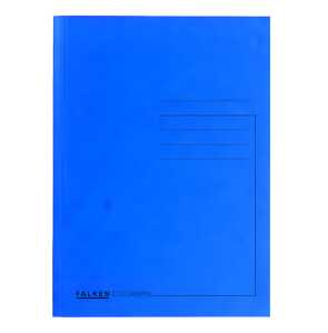 Aktendeckel Colorspan-Karton blau genutet, für DIN A4
