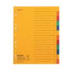 Register Karton, 24 x 29,7cm, Colorspan-Krt., 12-teilig,...