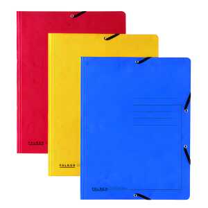 Einschlagmappe Colorspan-Karton f.sort. 3 Klappen, m.Gummizug
