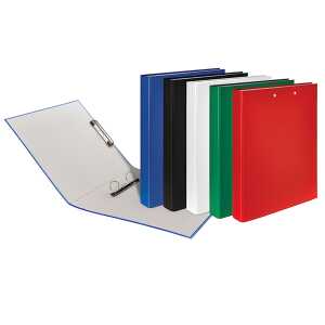 Ringbuch Clipbook A4 farbig sortiert PP-Folienbezug