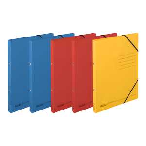Ringhefter A4 Colorspan-Karton farbig sortiert 2 Ring-Mechanik
