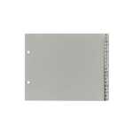 PP Register, grau, für DIN A4 22,5 x 21,0cm, 20 tlg....