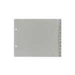 PP Register, grau, für DIN A4 22,5 x 21,0cm Jan.-Dez.