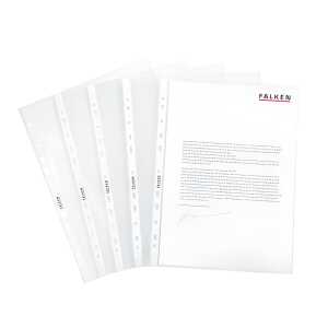 Prospekthüllen, A4, PP, Premium, glasklar, oben offen, 10er Beutel,