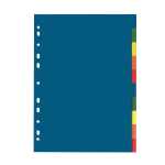 PP Register, für DIN A4, 22,5 x 29,7cm, vollfarbig,...