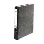 Ringordner A4 4,5cm schwarz Wolkenmarmor 2 Ring-Combi-Mechanik