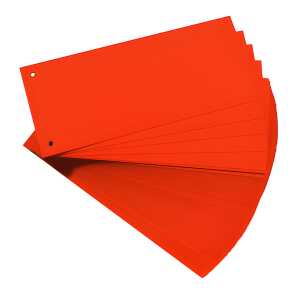 Trennstreifen 10,5 x 24cm orange 190g/m² RC- Kraftkarton 100er Poly