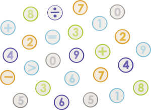 Radiergummi Set Schultüte Zahlen