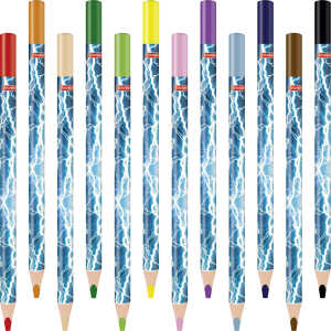 Jumbo Buntstifte 12erPack Ninja Power