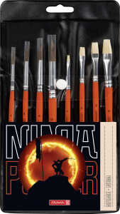 Schulpinsel-Set Ninja Power 4061947116311