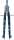 Schnellv.zirkel Tasten denim Ø370mm
