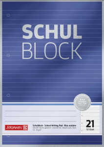 Schulbl A4 90g 50Bl Lin21 Premium