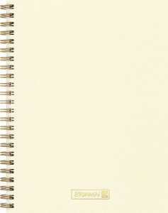 2026 Brunnen Notizbuch Premium Wire A5 punktiert sand