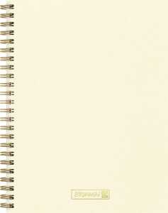 Brunnen Notizbuch Premium Wire A5 punktiert sand