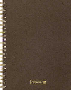 2026 Brunnen Notizbuch Premium Wire A5 punktiert chocolate