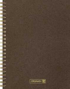 Brunnen Notizbuch Premium Wire A5 punktiert chocolate