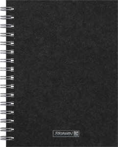 2026 Brunnen Notizbuch Premium Wire A5 punktiert sw