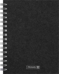 Brunnen Notizbuch Premium Wire A5 punktiert sw