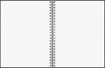2026 Brunnen Notizbuch Premium Wire A5 punktiert sw