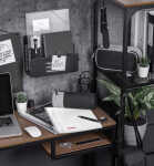 2026 Brunnen Notizbuch Premium Wire A5 punktiert sw