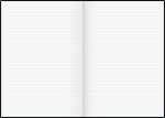 Brunnen Notizbuch Premium A4 liniert anthrazit