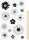 RubSticker Blüten sw 4005329151330