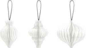 Waben-Tropfen-Set, weiß Papier, 120 g/m²