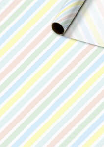 Geschenk-Papier KR .5x5 Pan gelb FSC