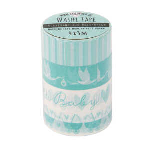 Goldbuch Washi Tape Storch blau
