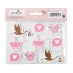 Goldbuch 3D Sticker hello little one rosa
