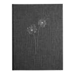 Goldbuch Kondolenzbuch Pusteblume anthrazit