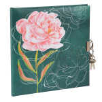 Goldbuch Tagebuch Peony