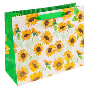 Goldbuch Geschenktasche Sunflower White