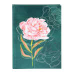Goldbuch Notizbuch Peony