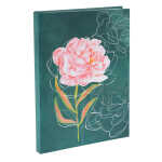 Goldbuch Notizbuch Peony