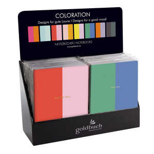 Goldbuch Notizbuch Coloration