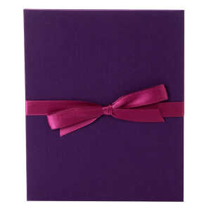 Goldbuch Leporello Bella Vista dark aubergine