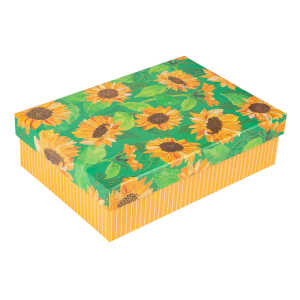 Goldbuch Geschenkkartonage - mittel Sunflower