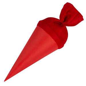 Goldbuch Bastelschultüte 15 cm rot